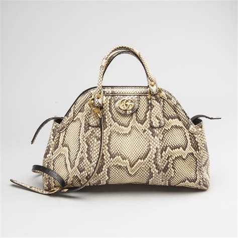 gucci handbag snakeskin|Gucci bag with snake design.